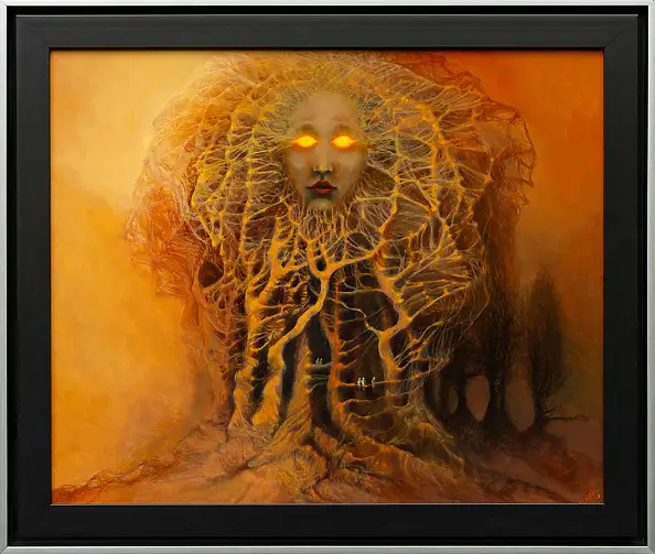 Krzysztof Heksel, , Масляная картина - плита, 76 x 64