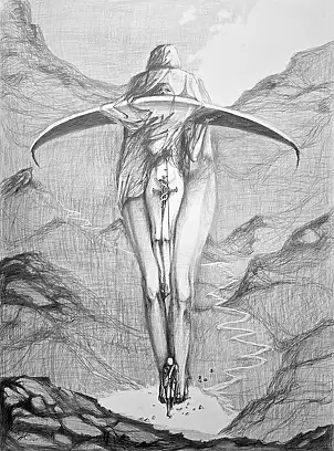 Krzysztof Heksel, untitled, Pencil - paper, 57 x 77