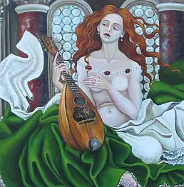 Magdalena Boroń, без названия, Масляная картина - холст, 80 x 80