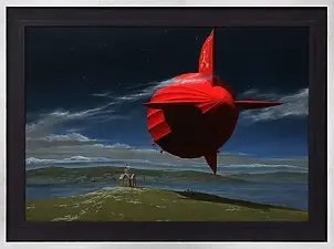 Maksymilian Novak Zempliński, bez tytułu, Obraz olejny - płyta, 100 x 70