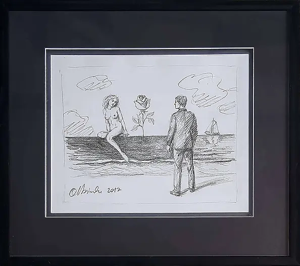 Rafał Olbiński - bez tytułu", rok 2017