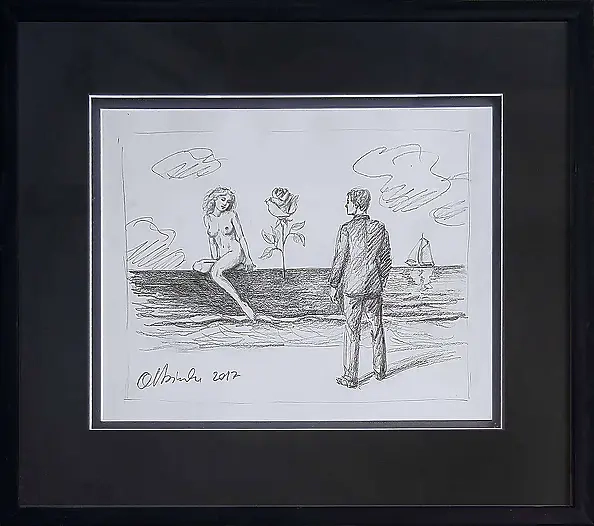 Rafał Olbiński - bez tytułu", rok 2017