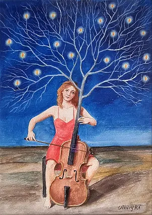 Rafał Olbiński - "untitled (Evening Concert)"