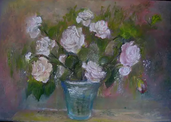 Alicja Urbaniak - white roses 4