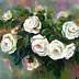 Alicja Urbaniak - roses blanches