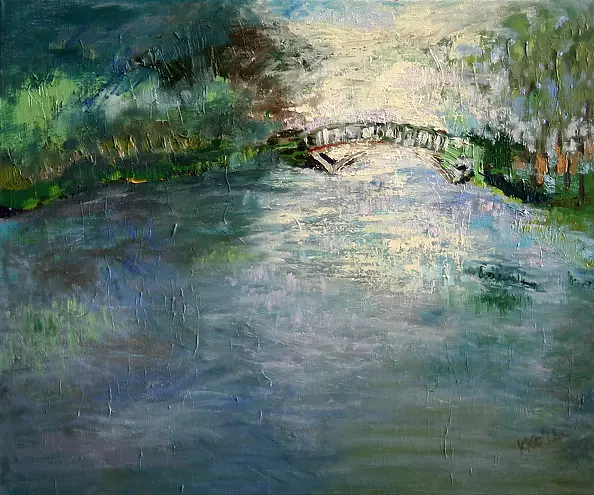 Krystyna Krasowska Cicha - Glow from behind ...