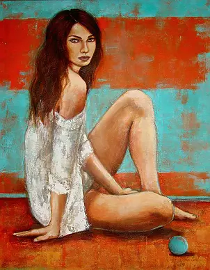 Renata Magda - blue ball