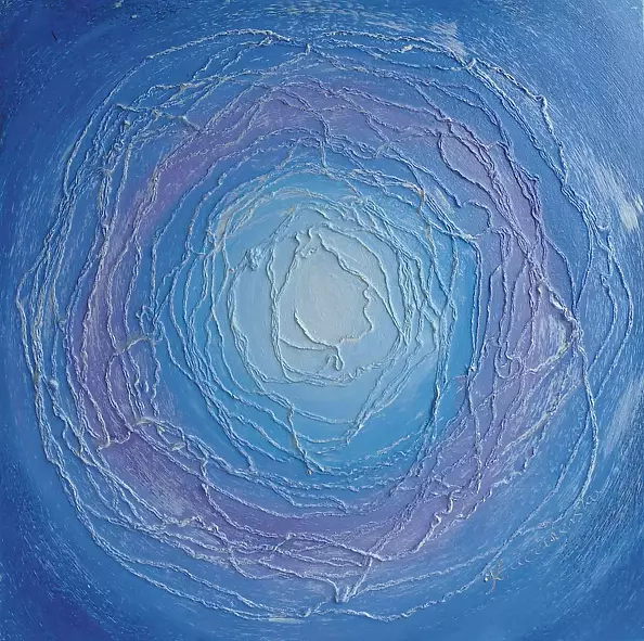 Krystyna Ciećwierska - blue lagoon II