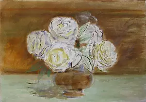 Jadwiga Marcinek - bukiet białych róż