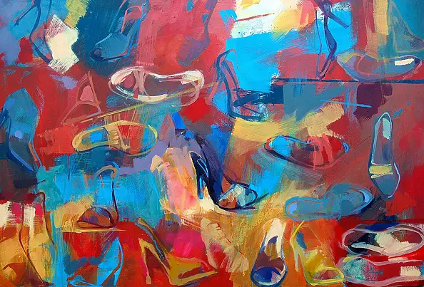 Jan Zwolicki - buty czerwony 