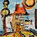 Marek Lutek, Chata 11607, Acrylic painting - canvas, 40 x 50
