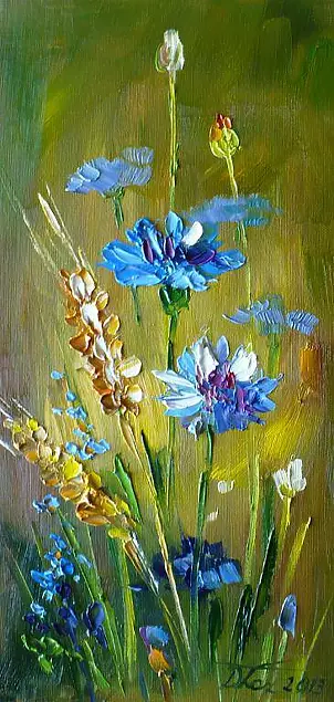 Dorota Łaz - cornflowers