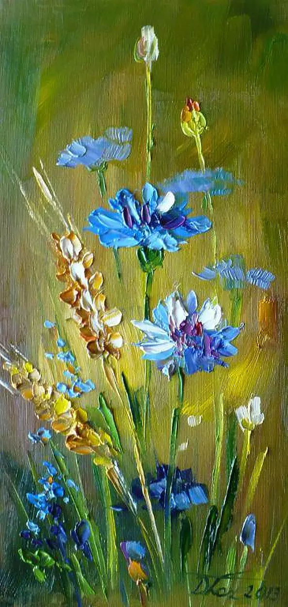 Dorota Łaz - cornflowers