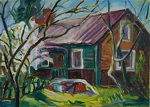 Małgorzata Oborska - cottage under the apple tree