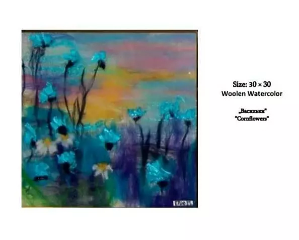 Eliso Meparidze - cornflowers