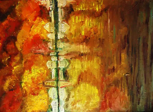 Helga Maria RADOCHOŃSKA - wonderful autumn abstraction