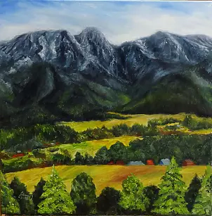 Maria Sularz - cycle: Polish landscapes, Tatra Mountains - Giewont