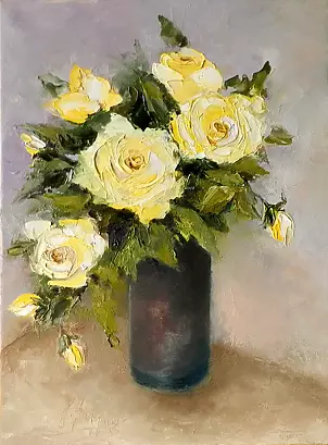 Jolanta Steppun - cytrynowe róże