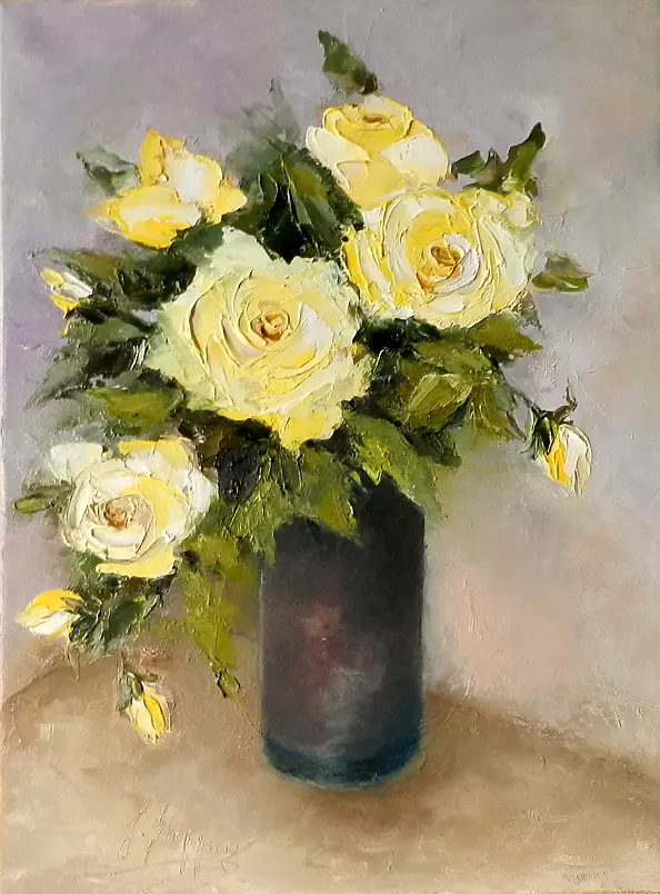 Jolanta Steppun - cytrynowe róże