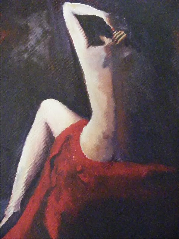 Bozena Chlopecka - red skirt