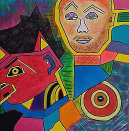 Izabela Wrona, , Акрилова картина, Інші - холст, 50 x 60