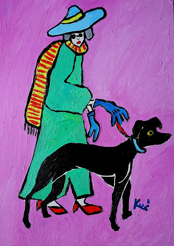 Marlena Kuc - lady going for a walk