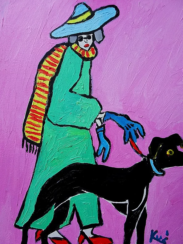 Marlena Kuc - lady going for a walk