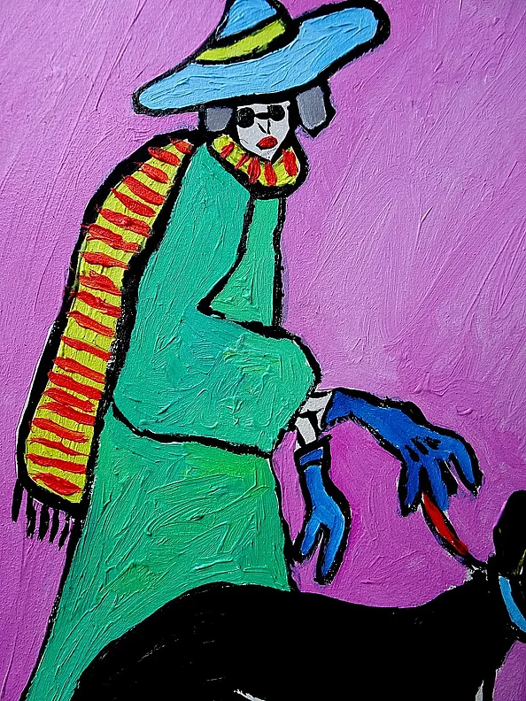 Marlena Kuc - lady going for a walk