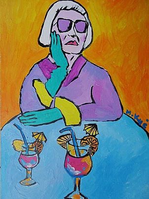 Marlena Kuc - lady with a cup