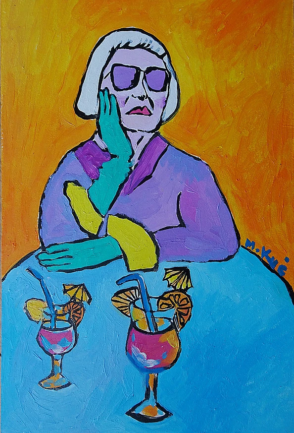 Marlena Kuc - lady with a cup