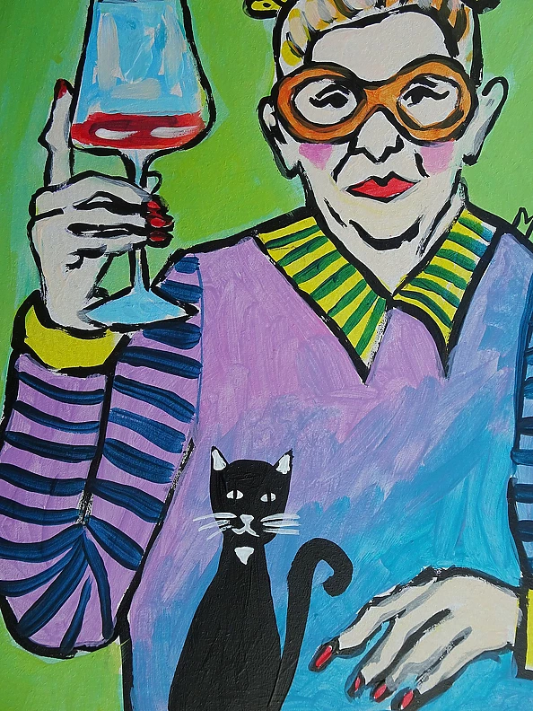 Marlena Kuc - dama z uroczym kotem