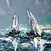 Jerzy Stachura - zwei Segelboote