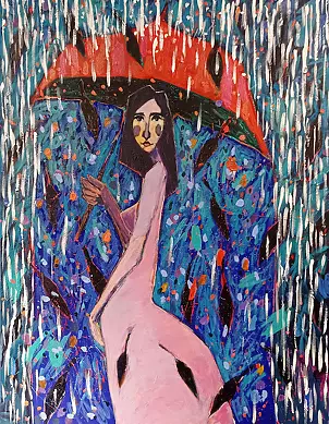 Tomasz Wojtysek - girl and rain