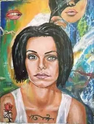   - dziewczyna z tatuażem