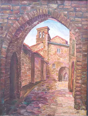 Maciej, Bogusław Kaczmarczyk - dzwonnica w Asyżu