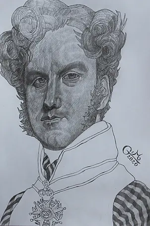 Grzegorz Mioduszewski - etiuda rysunkowa z Ingres'a