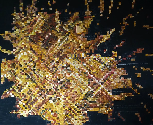 Jadwiga Olszewska-Szewczyk - yellow fireworks