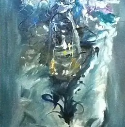 . Luolinadan, Flower109, Масляная картина - , 100 x 50