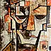 Marek Lutek, bouche 11623, Peinture à l'huile - panneau, 46 x 66