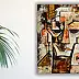 Marek Lutek, bouche 11623, Peinture à l'huile - panneau, 46 x 66