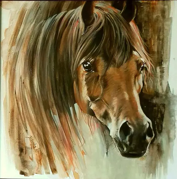Jolanta Kalopsidiotis - horse's head