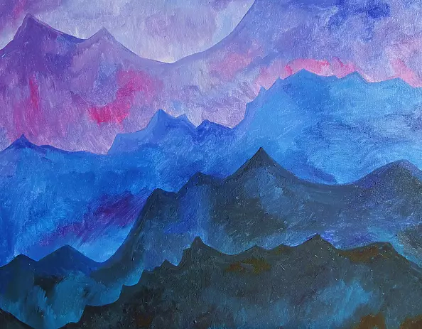 Marlena Kuc - góry we mgle