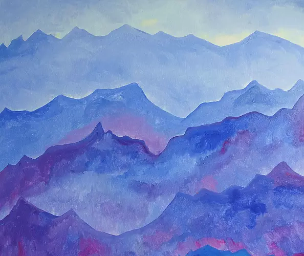 Marlena Kuc - góry we mgle