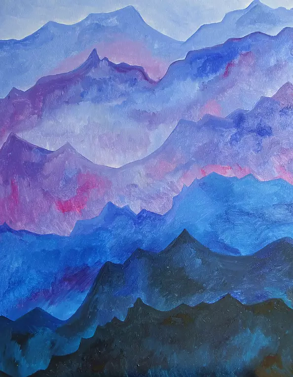 Marlena Kuc - góry we mgle