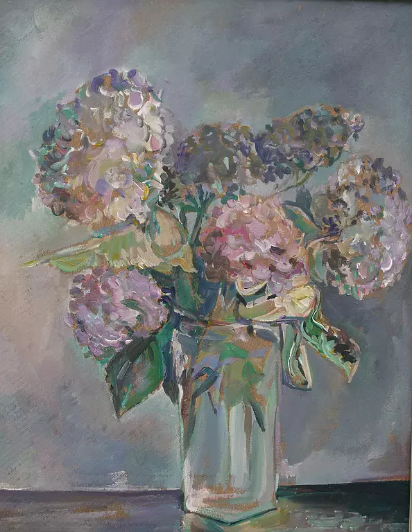 Dorota Chwałek - hydrangeas in a vase