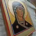 Olga Wielogórska, icona della Vergine Maria, Altri, Tempera - tavola, 23 x 30