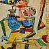 Marek Lutek, inFlU 11605, Acrylic painting - canvas, 55 x 75