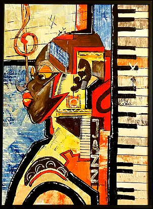 Marek Lutek, jAAz 11621,  - panneau, 50 x 70