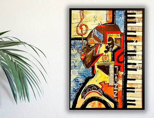 Marek Lutek, jAAz 11621,  - panneau, 50 x 70