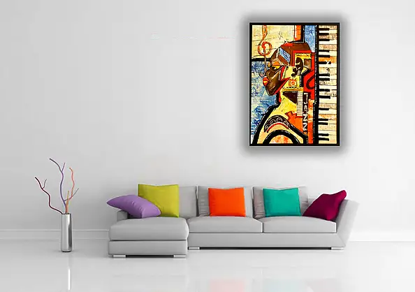 Marek Lutek, jAAz 11621,  - panneau, 50 x 70